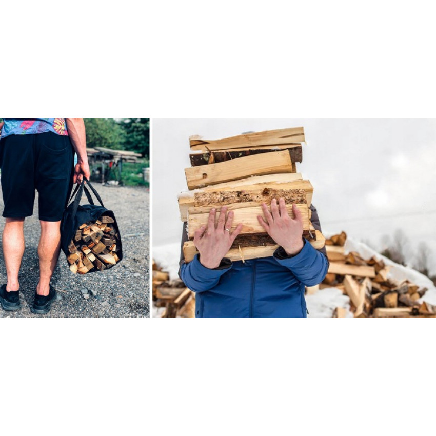 Taška na drevo s pevnými úchytmi